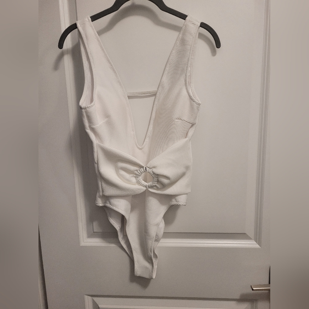 Elegant White Bathing Suit